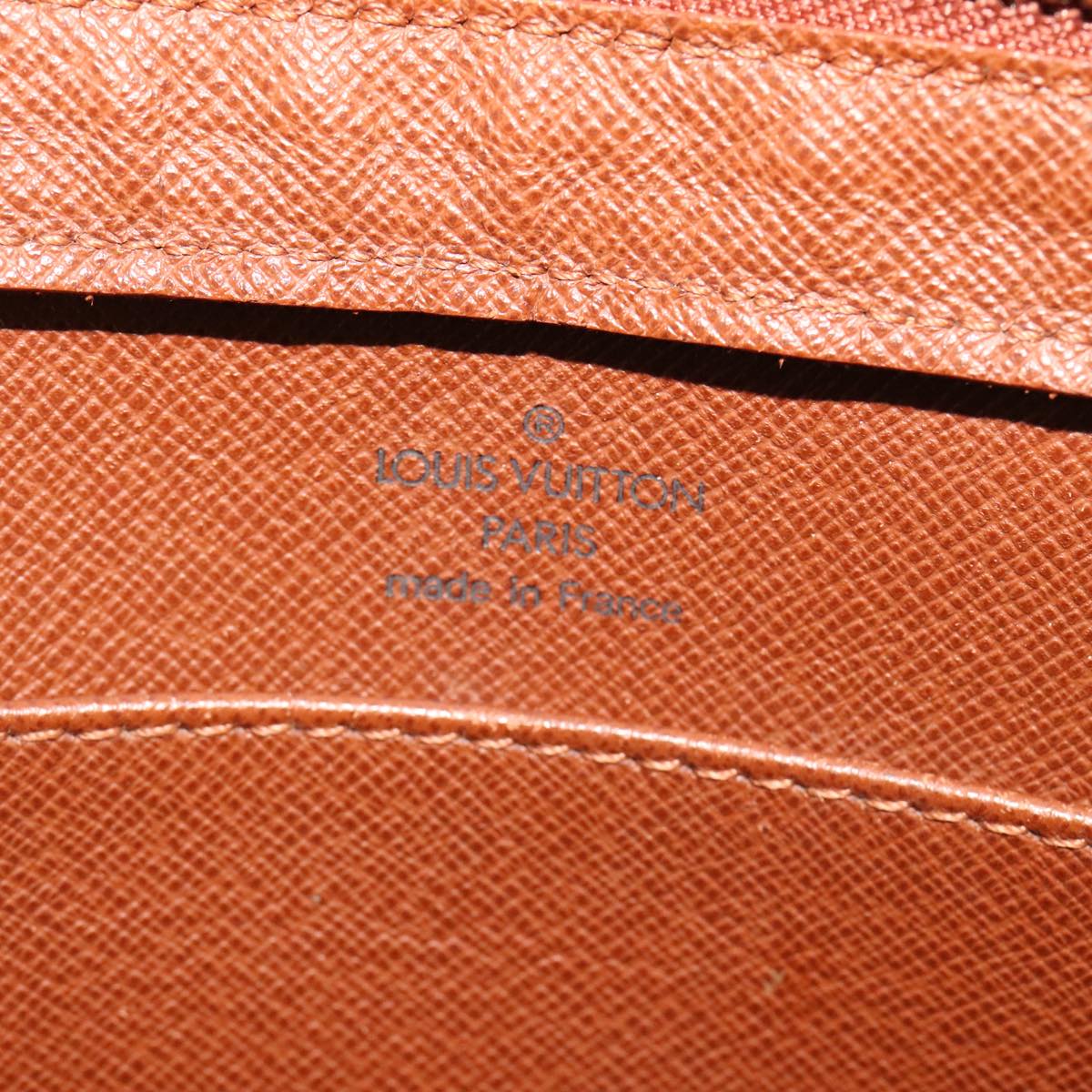 Louis Vuitton Orsay Brown Canvas Clutch Bag (Pre-Owned)