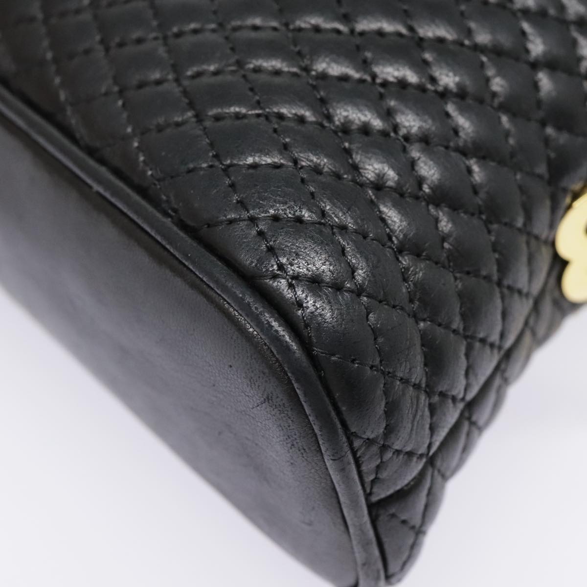 Bally Black Leather Shoulder Bag (Pre-Owned)