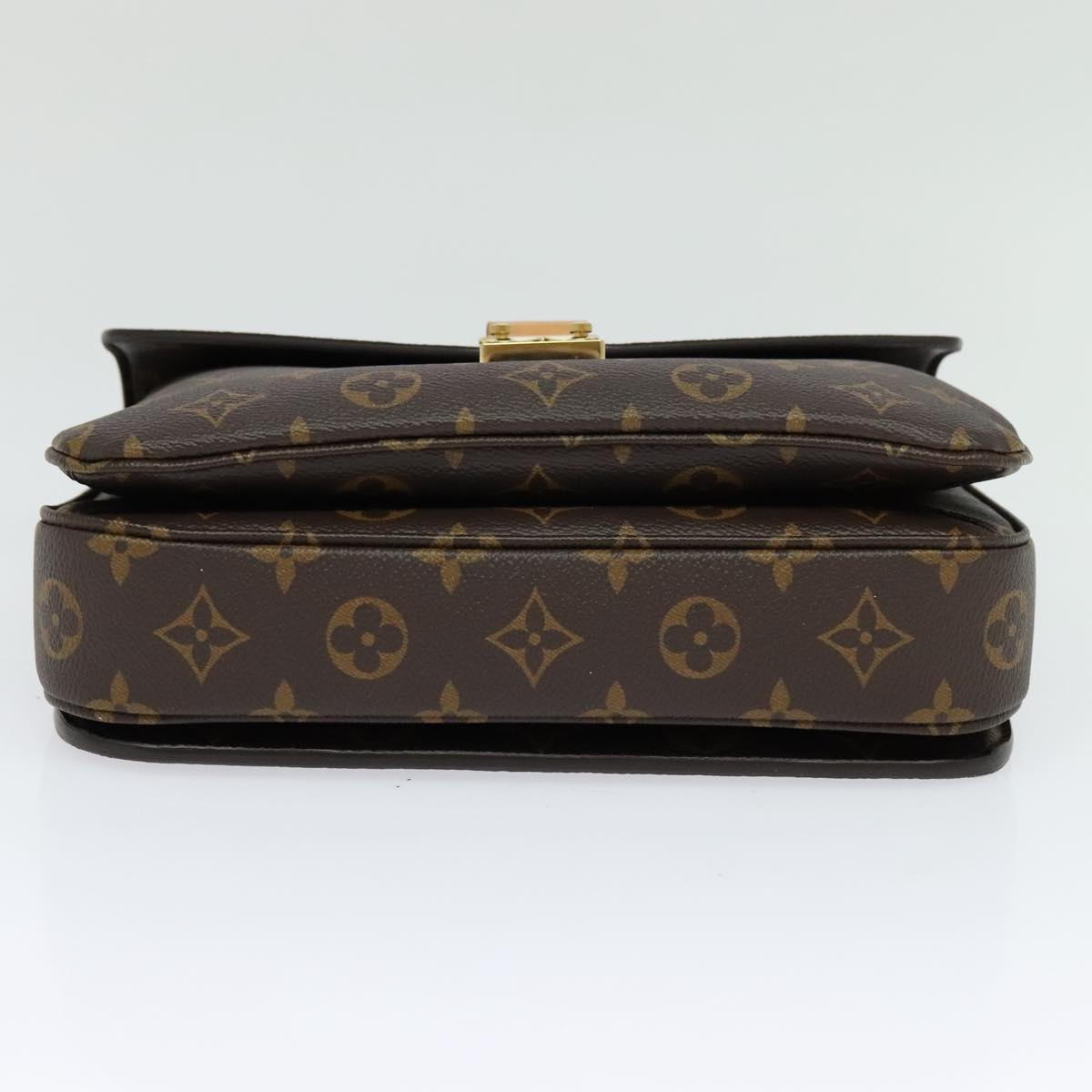 Louis Vuitton Pochette Metis Blue Canvas Handbag (Pre-Owned)