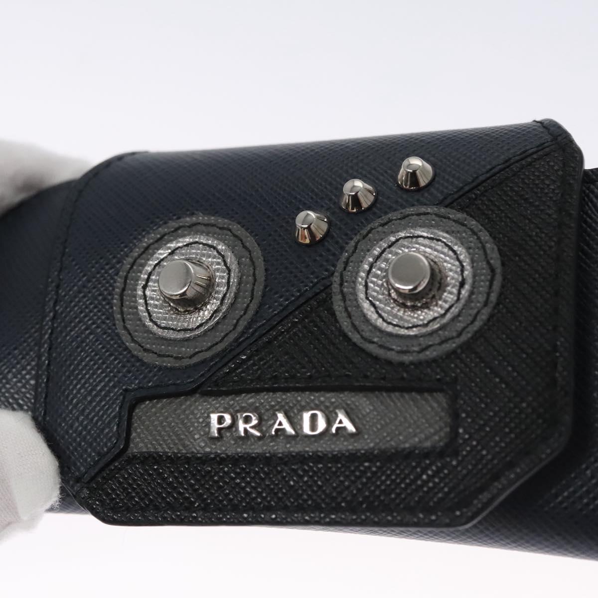 Prada -- Navy Leather Clutch Bag (Pre-Owned)