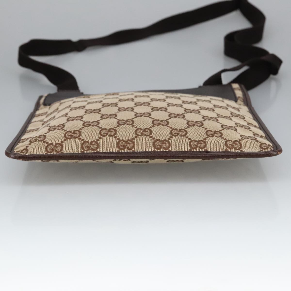 Gucci Gg Supreme Beige Canvas Shoulder Bag (Pre-Owned)