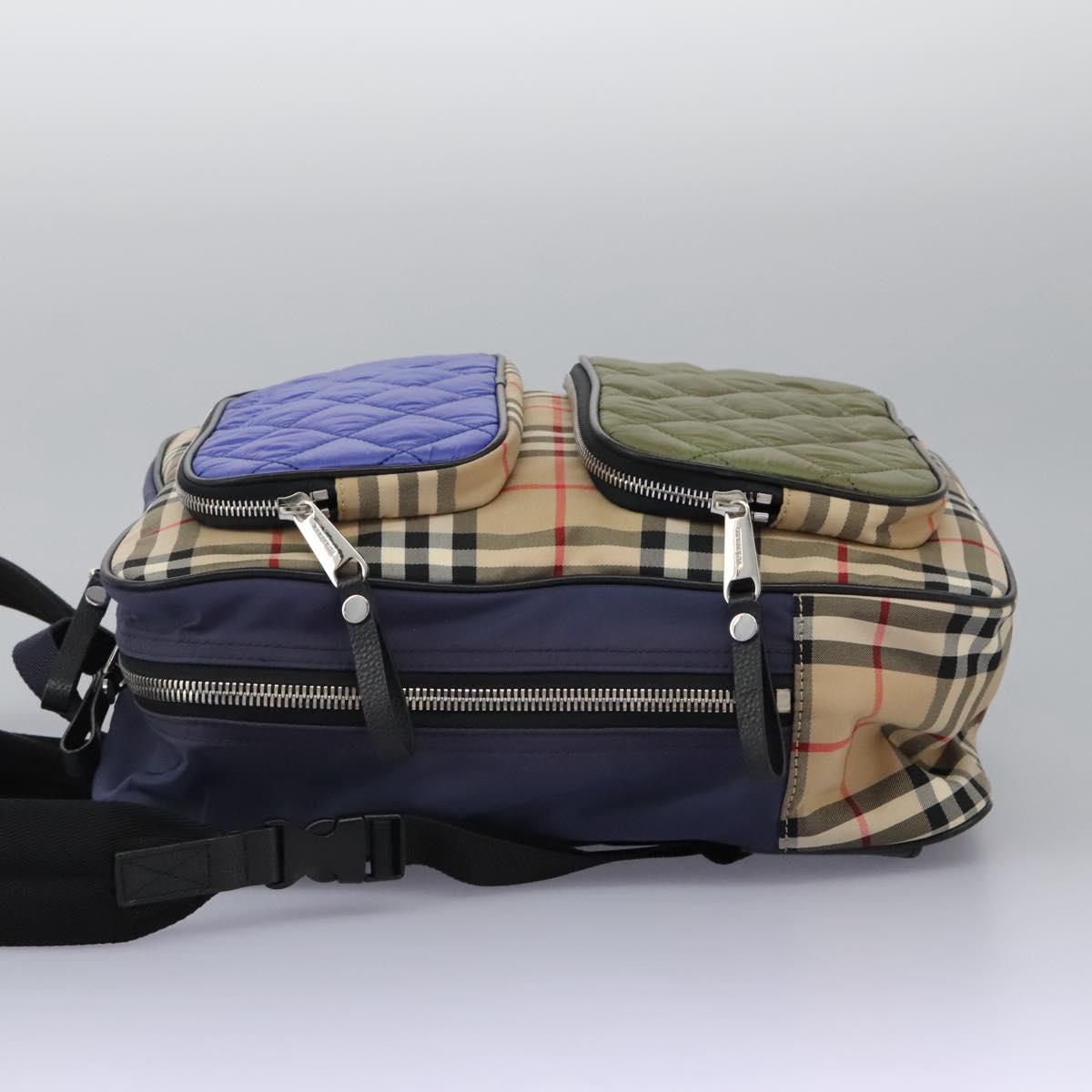 Burberry Nova Check Multicolour Synthetic Backpack Bag (Pre-Owned)