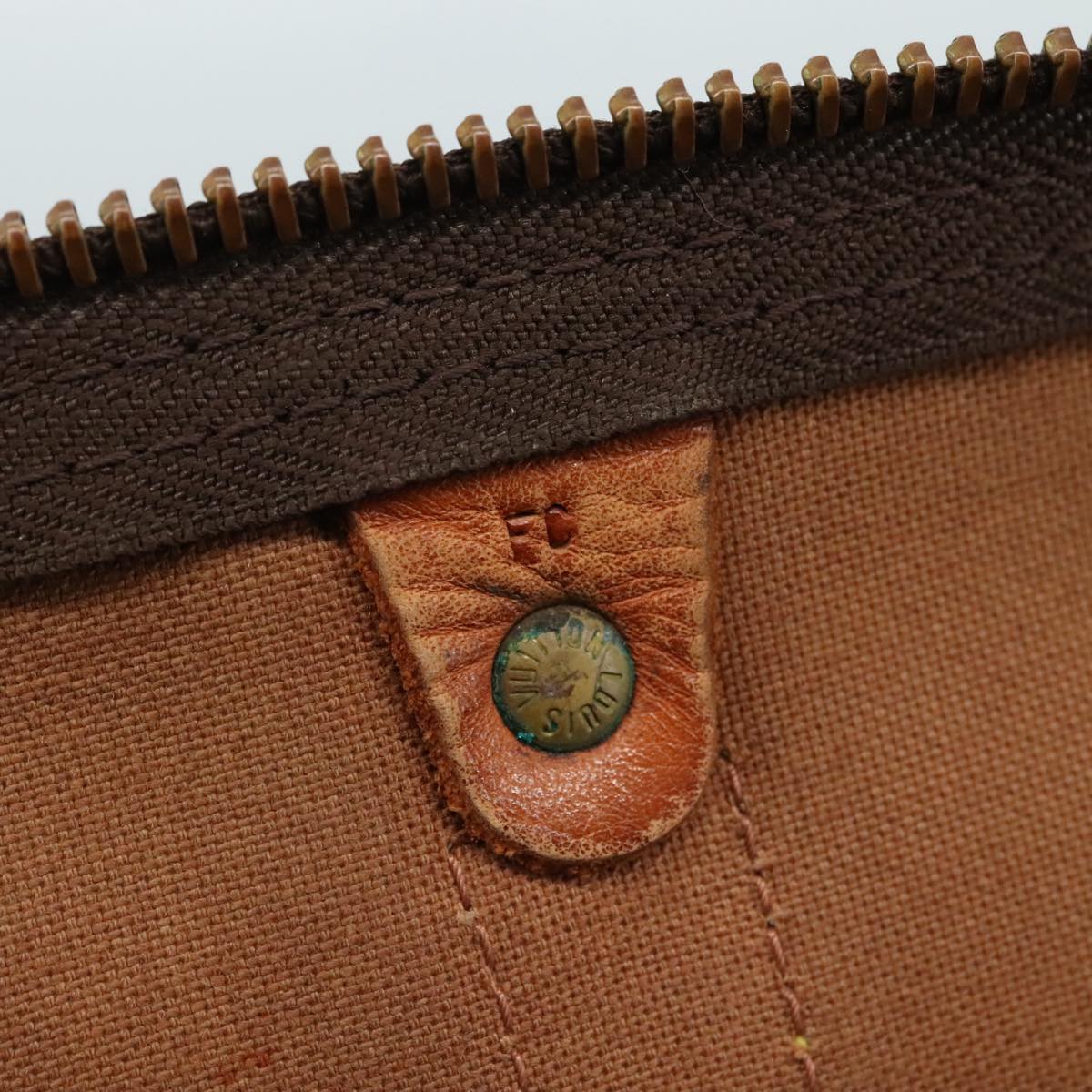 Louis Vuitton Keepall 60 Brown Canvas Travel Bag (Pre-Owned)