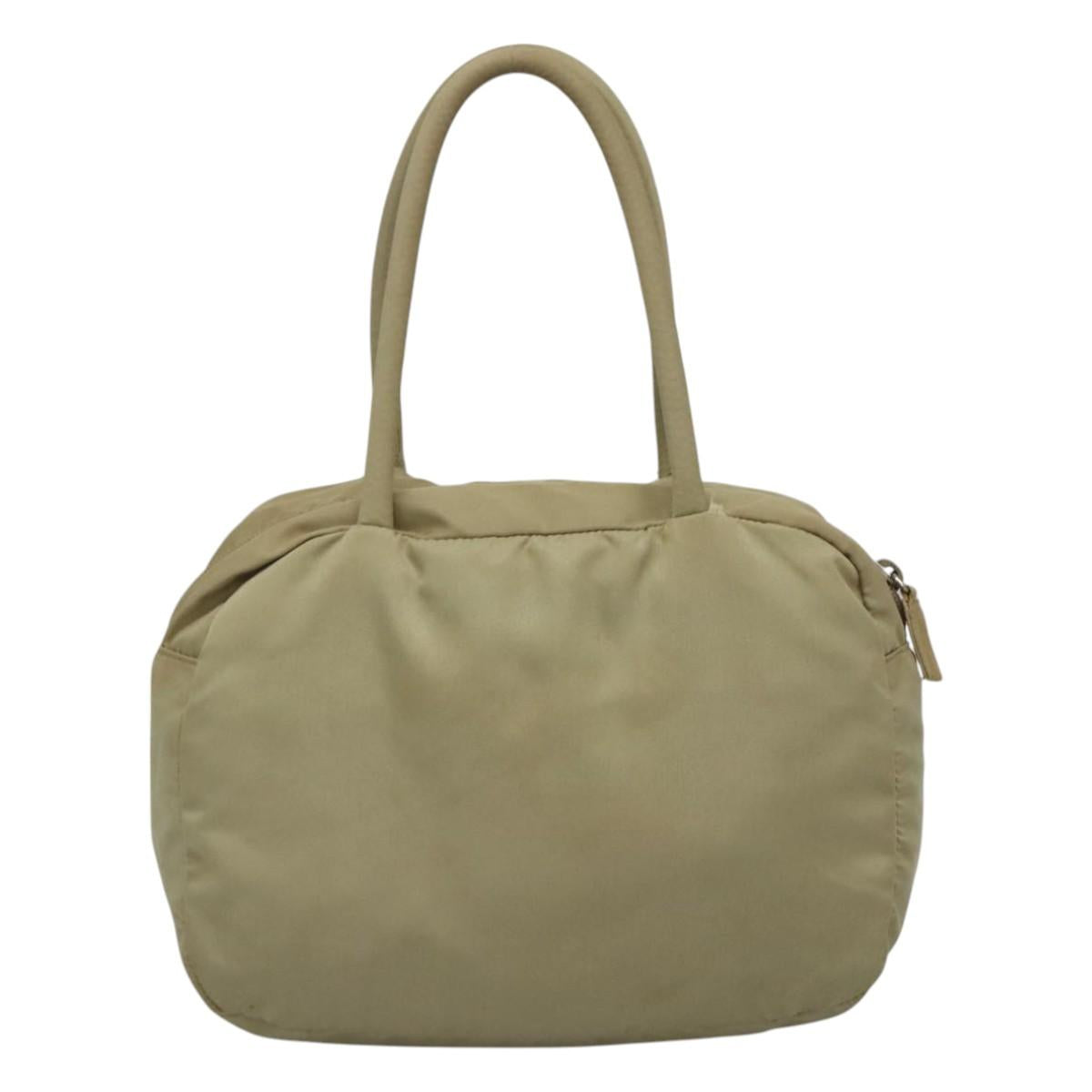 Prada Tessuto Green Synthetic Handbag (Pre-Owned)