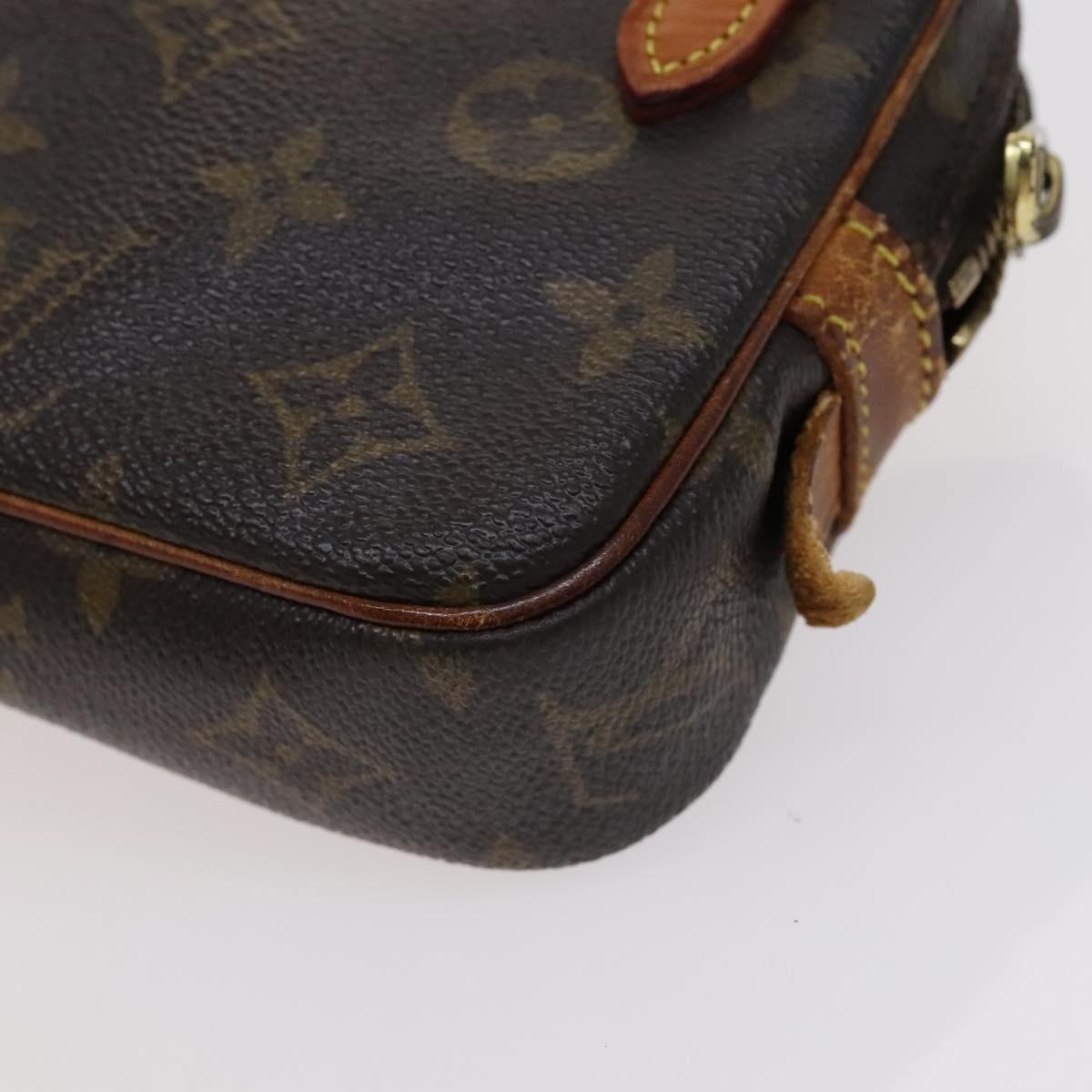 Louis Vuitton Marly Brown Canvas Shoulder Bag (Pre-Owned)