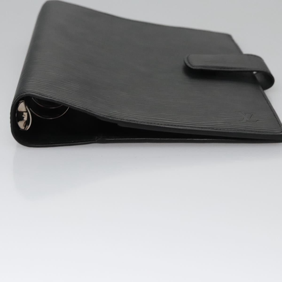 Louis Vuitton Agenda Cover Black Leather Wallet (Pre-Owned)