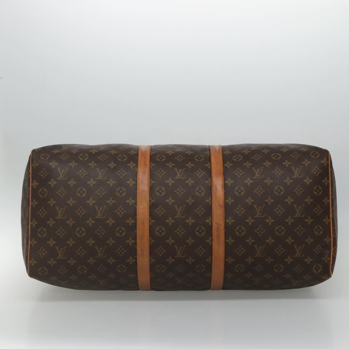 Louis Vuitton Keepall 60 Brown Canvas Travel Bag (Pre-Owned)