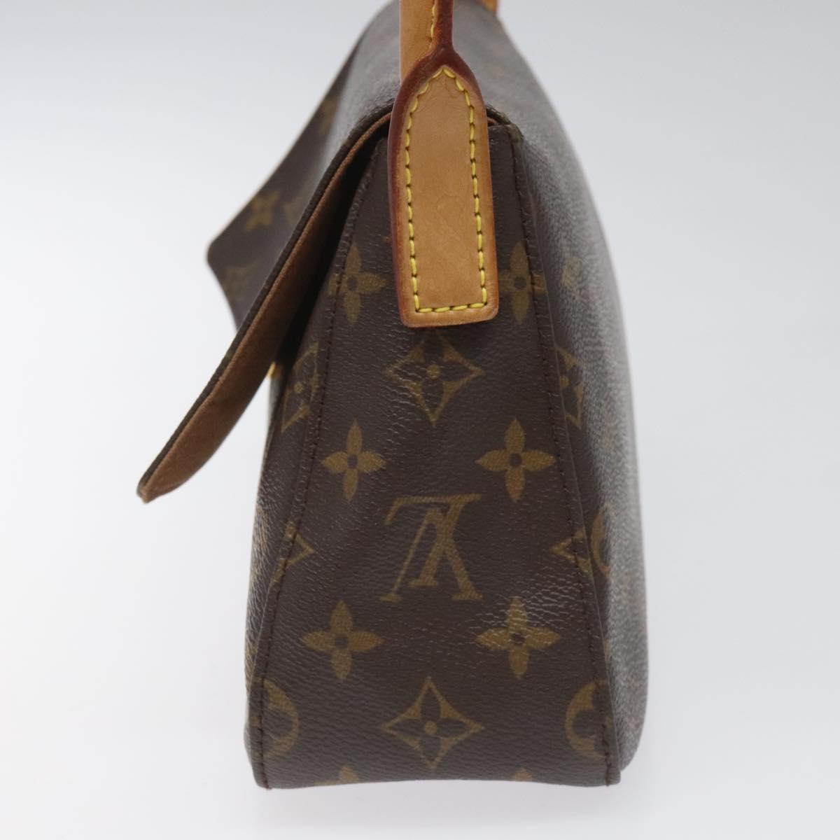 Louis Vuitton Mini Looping Brown Canvas Shoulder Bag (Pre-Owned)