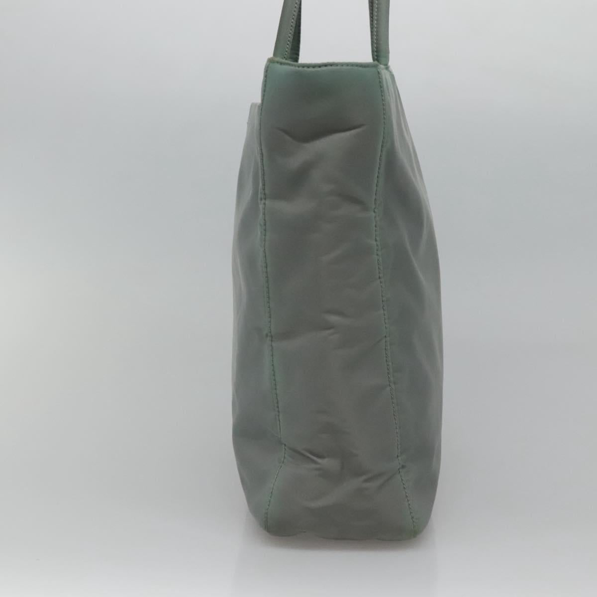 Prada Re-Nylon Grey Synthetic Tote Bag (Pre-Owned)