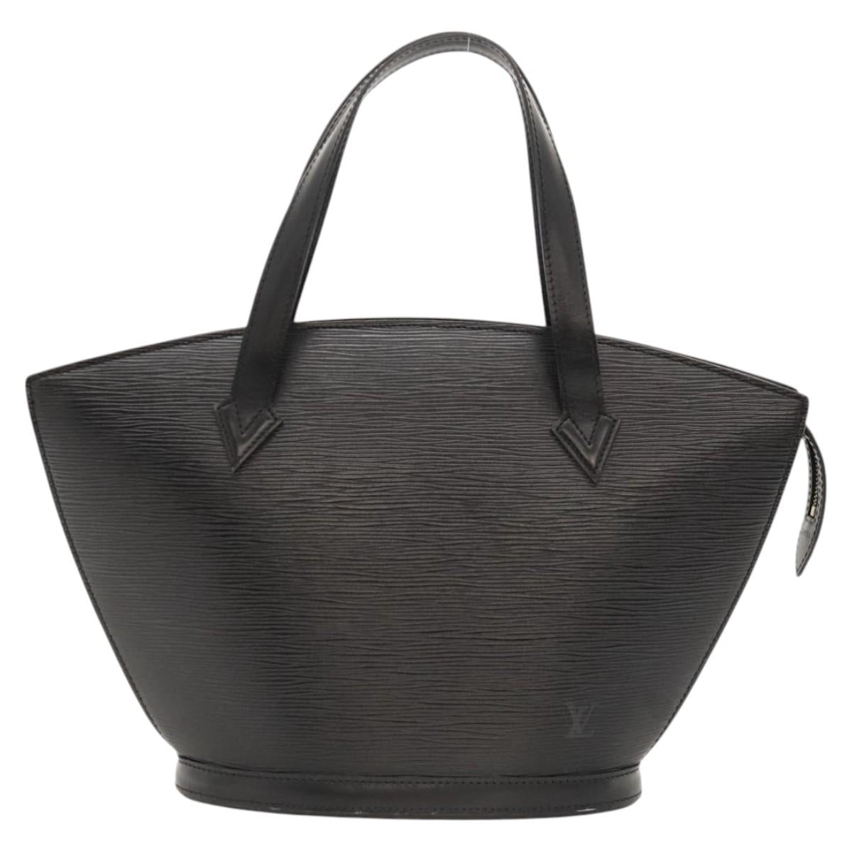 Louis Vuitton Saint Jacques Black Leather Tote Bag (Pre-Owned)