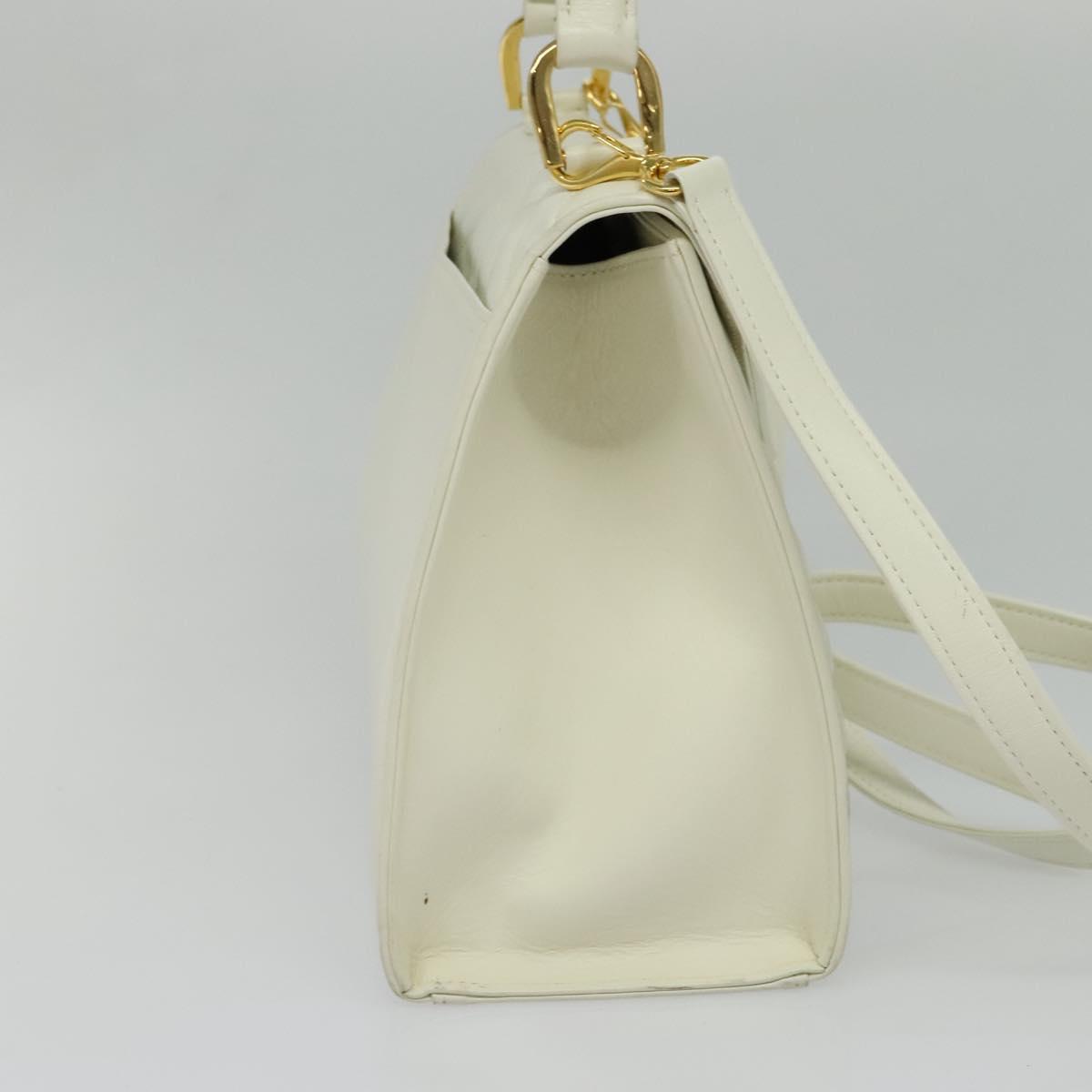 Yves Saint Laurent White Leather Handbag (Pre-Owned)