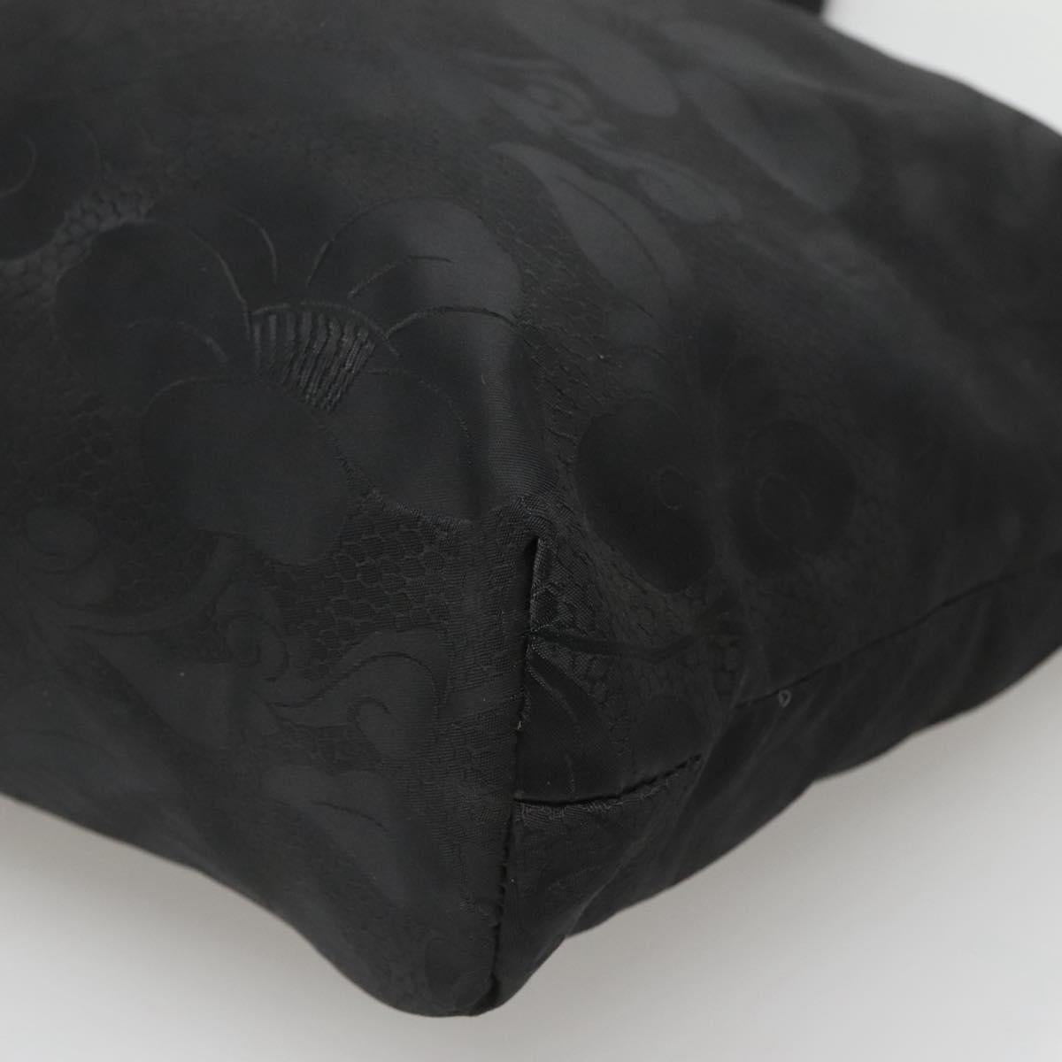 Versace Black Nylon Tote Bag (Pre-Owned)
