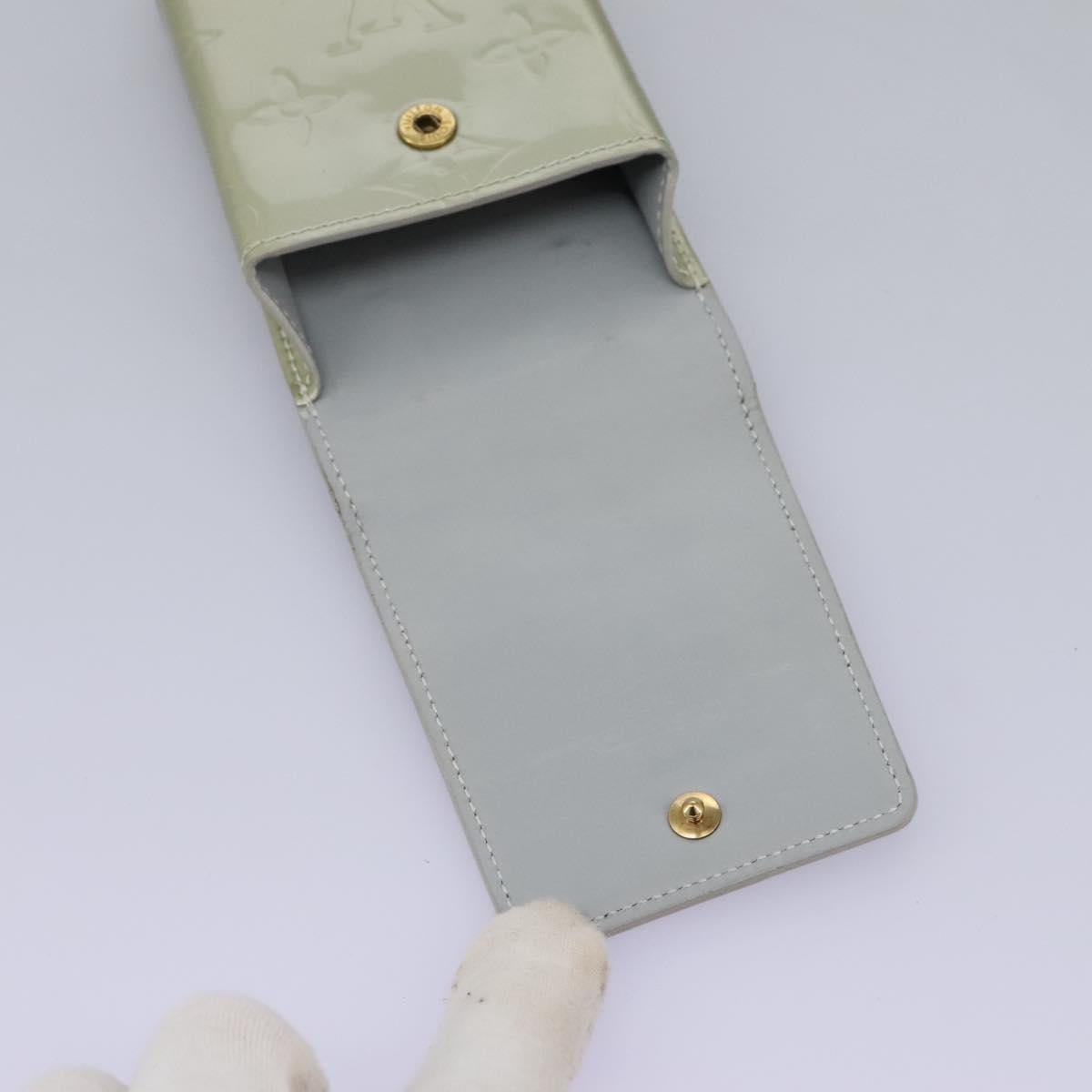 Louis Vuitton Etuit À Cigarettes Green Patent Leather Wallet (Pre-Owned)