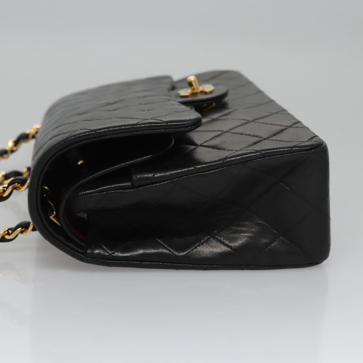 Chanel Timeless Black Leather Shoulder Bag (Pre-Owned)