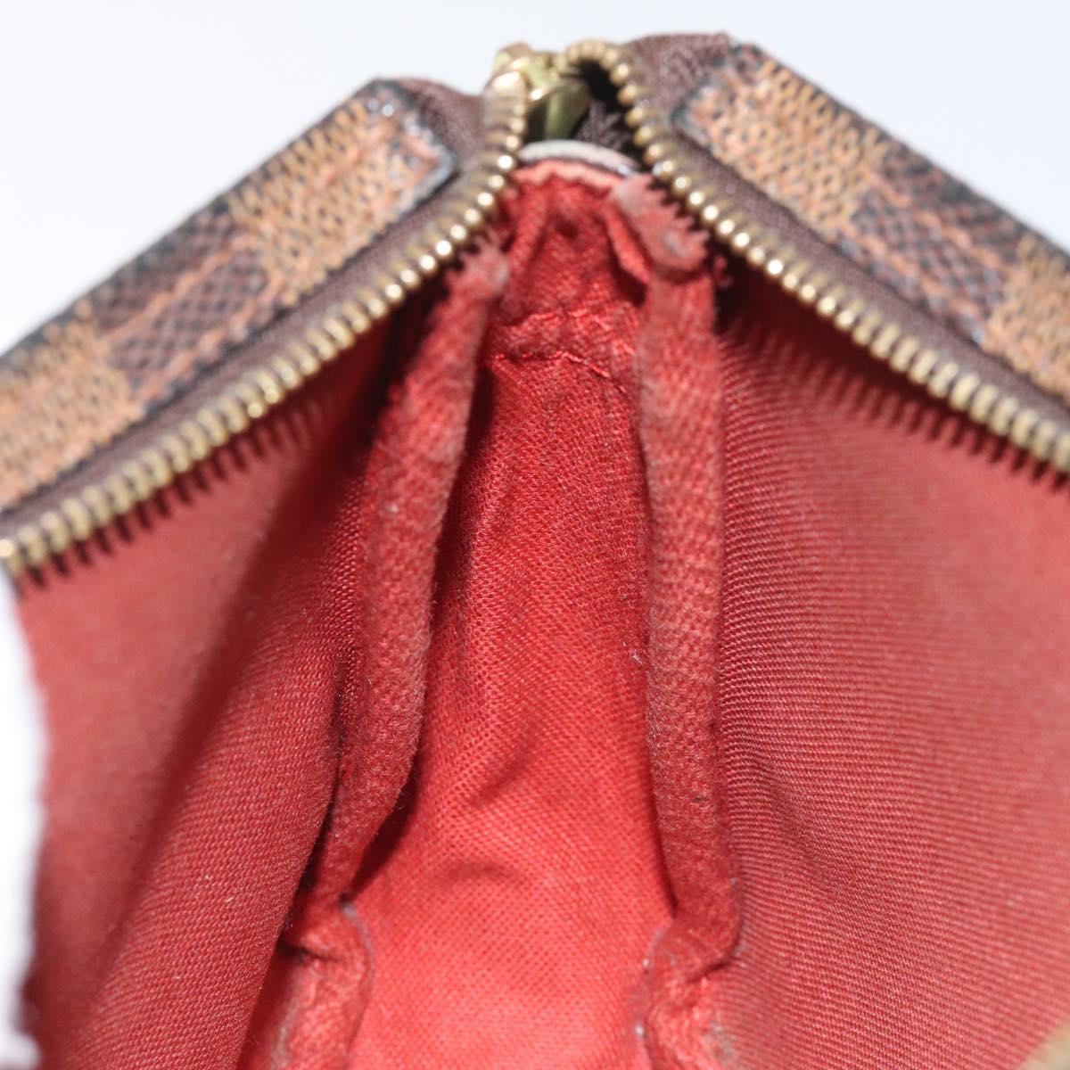 Louis Vuitton Trousse Makeup Brown Canvas Clutch Bag (Pre-Owned)