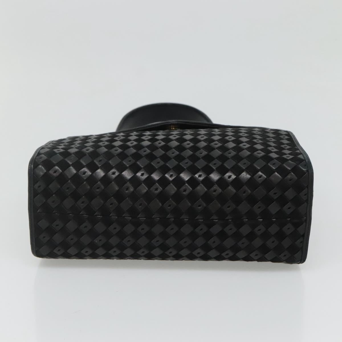 Bally Black Leather Handbag (Pre-Owned)