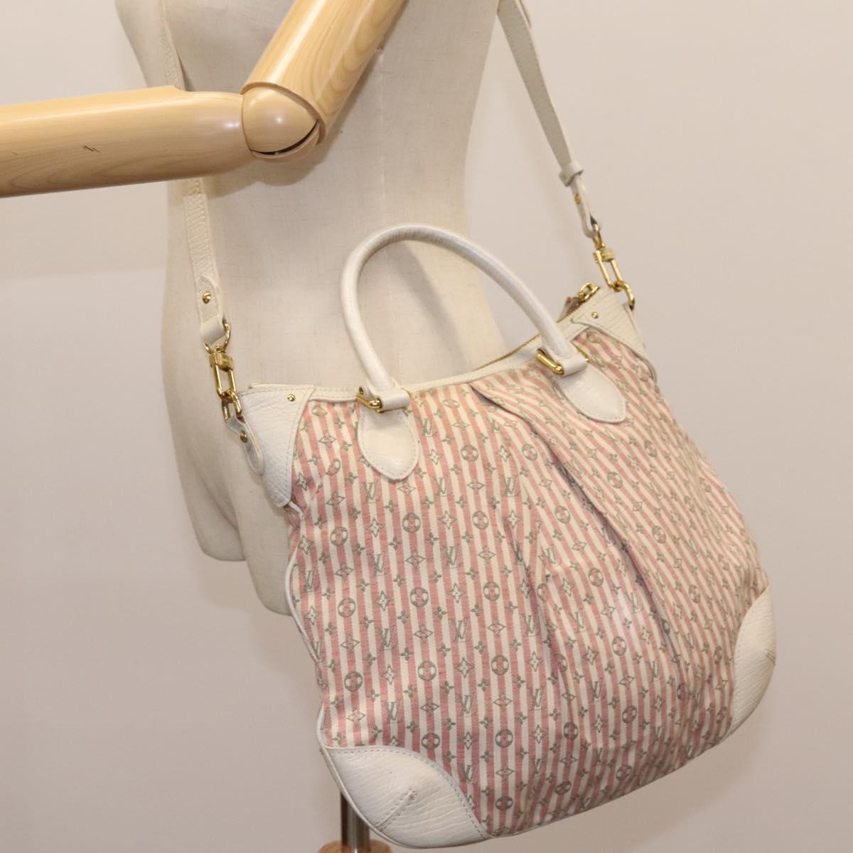 Louis Vuitton Marina Pink Canvas Shoulder Bag (Pre-Owned)