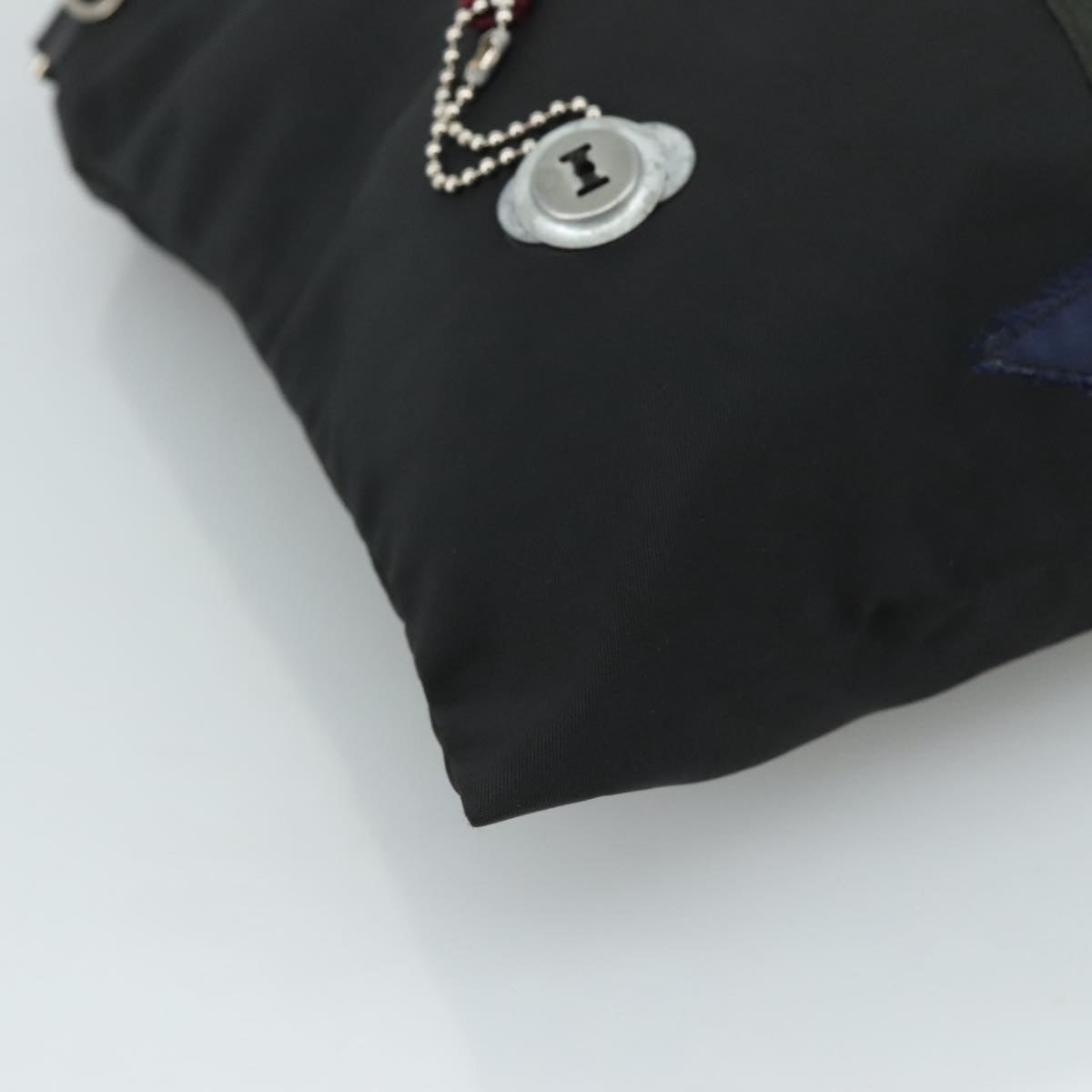 Prada Black Synthetic Shoulder Bag (Pre-Owned)