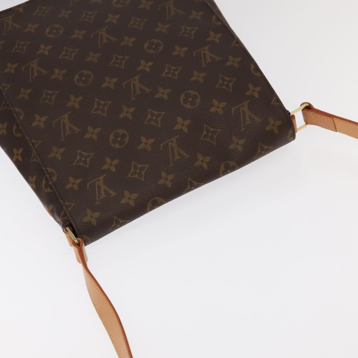Louis Vuitton Musette Brown Canvas Shoulder Bag (Pre-Owned)