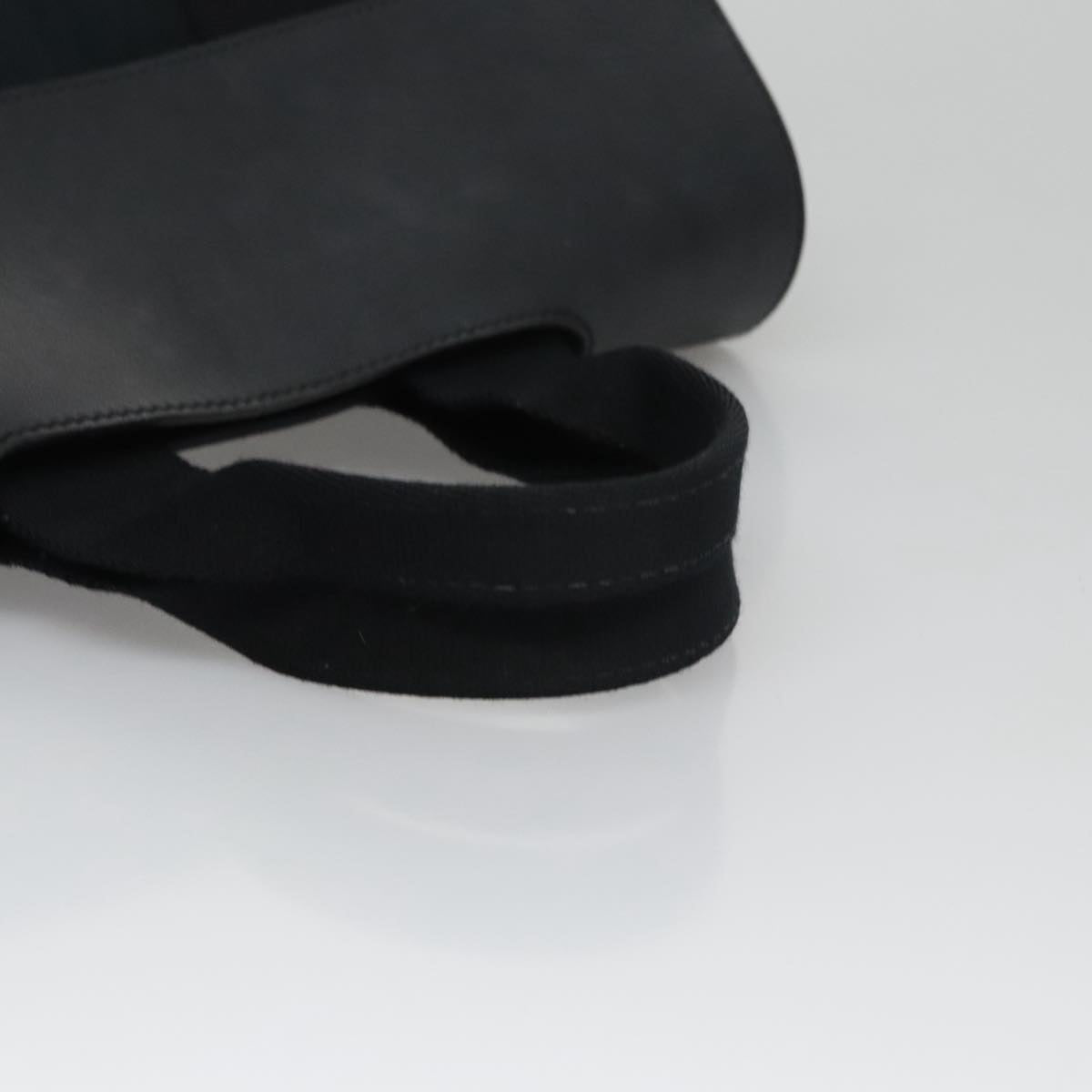 Hermès Valparaiso Black Canvas Handbag (Pre-Owned)