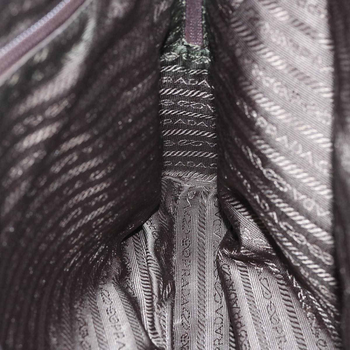 Prada Green Synthetic Tote Bag (Pre-Owned)