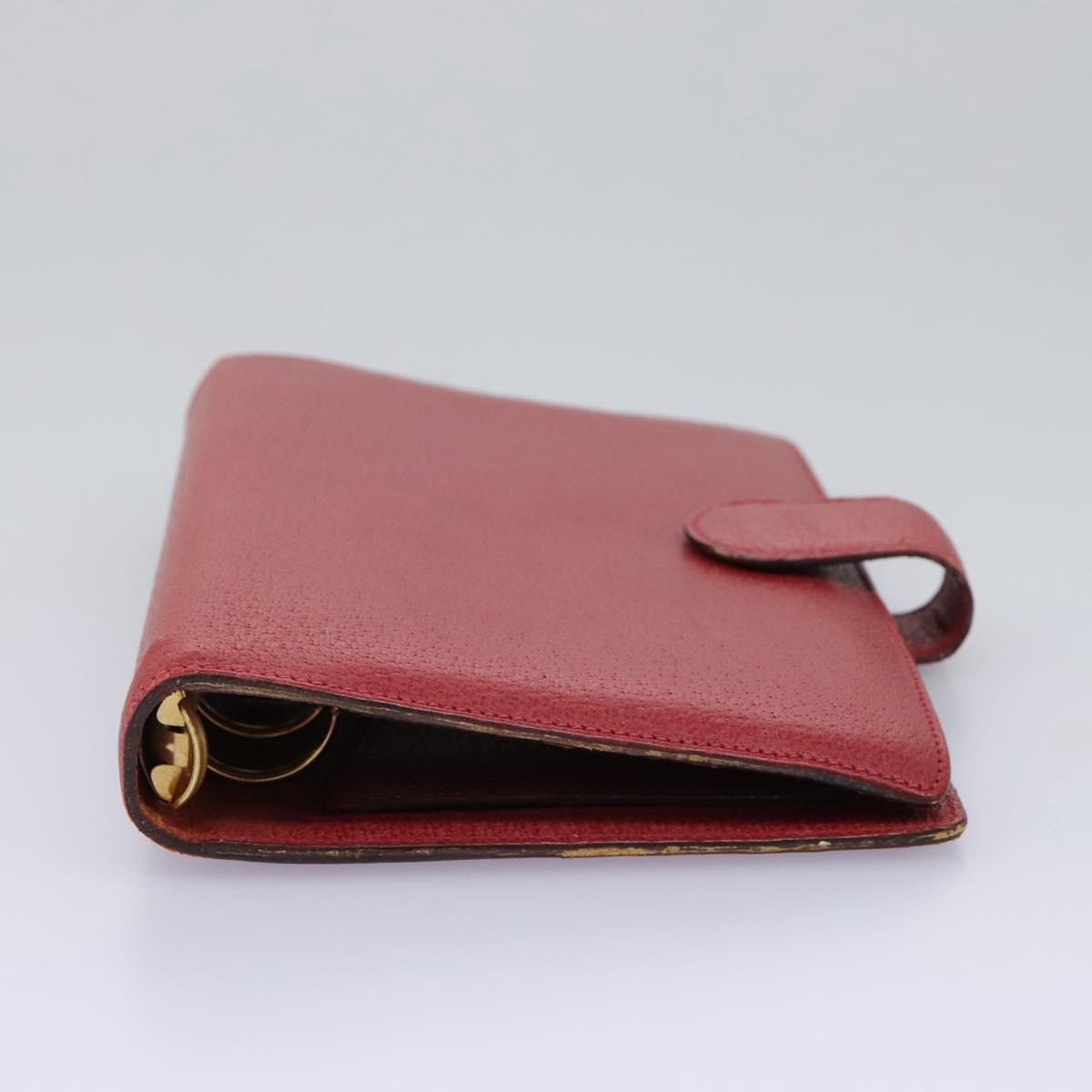 Gucci Couverture Agenda Red Leather Wallet (Pre-Owned)