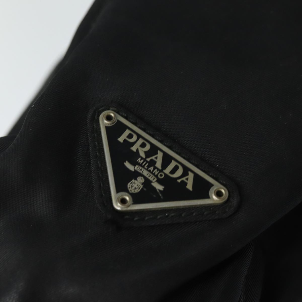 Prada Tessuto Black Synthetic Handbag (Pre-Owned)