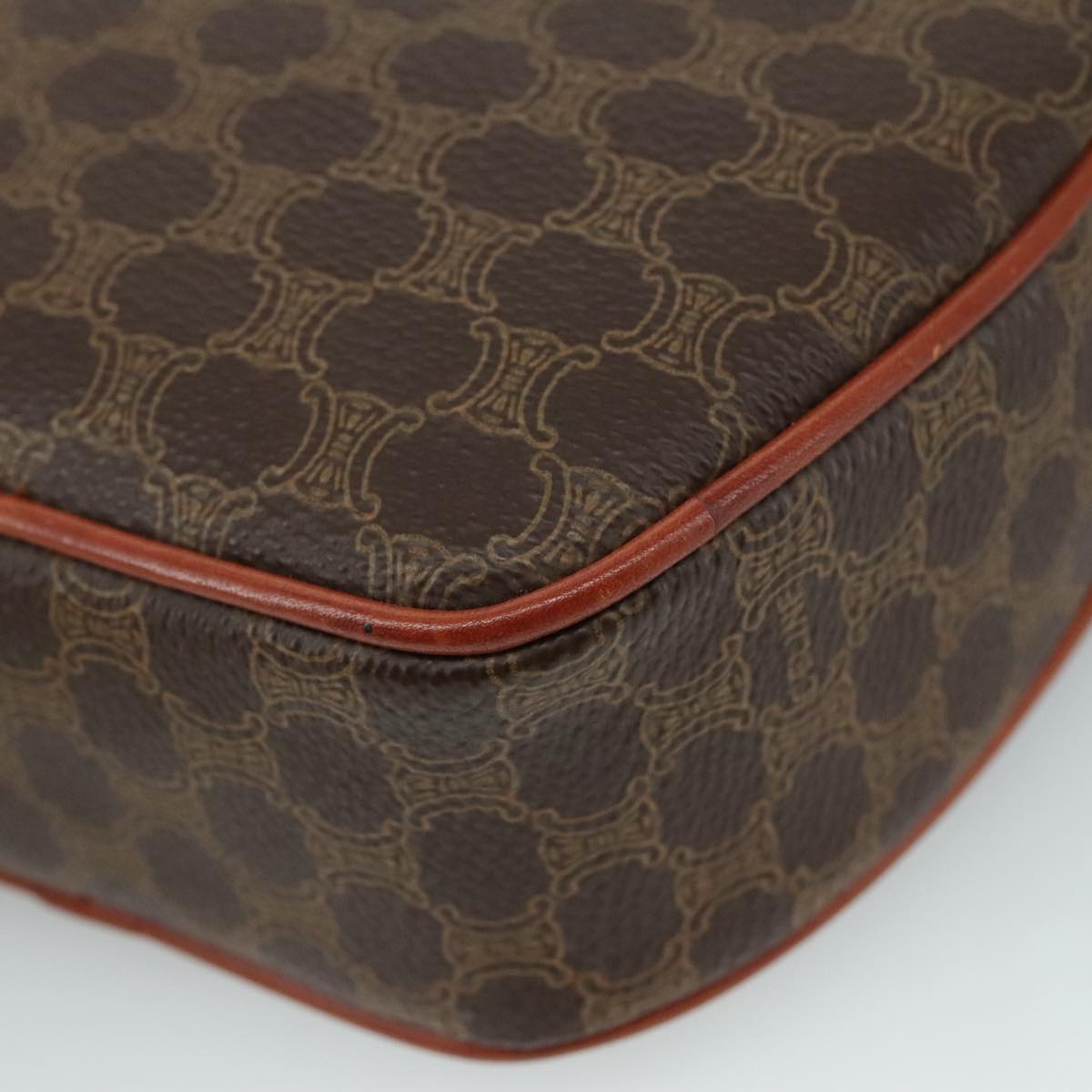 Céline Macadam Brown Canvas Shoulder Bag (Pre-Owned)