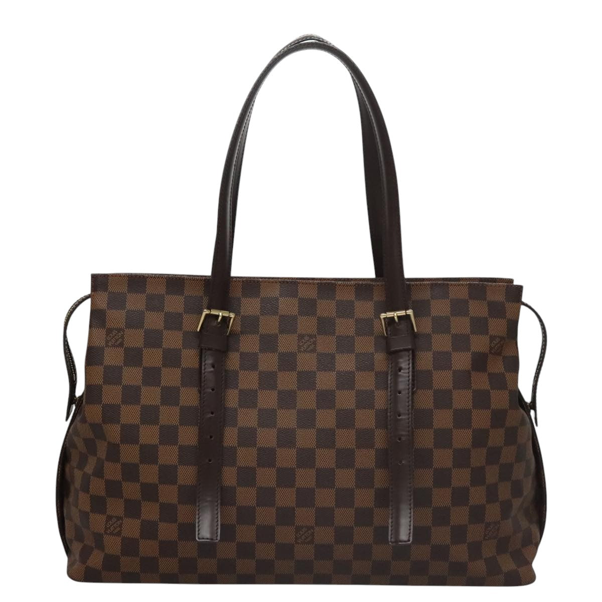 Louis Vuitton Chelsea Brown Canvas Tote Bag (Pre-Owned)