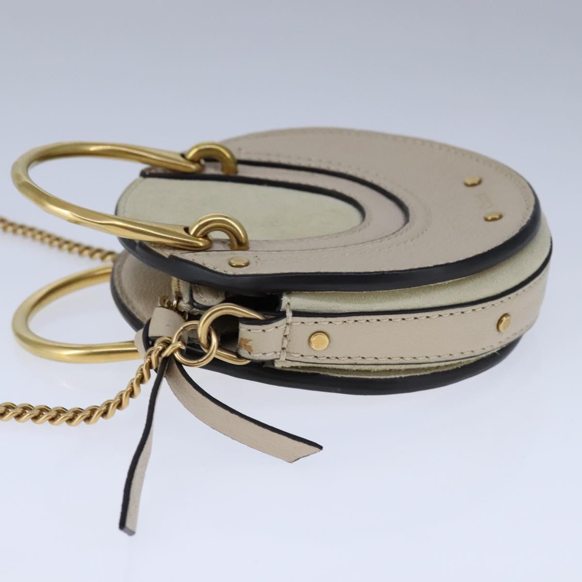 Chloé Pixie Beige Leather Handbag (Pre-Owned)