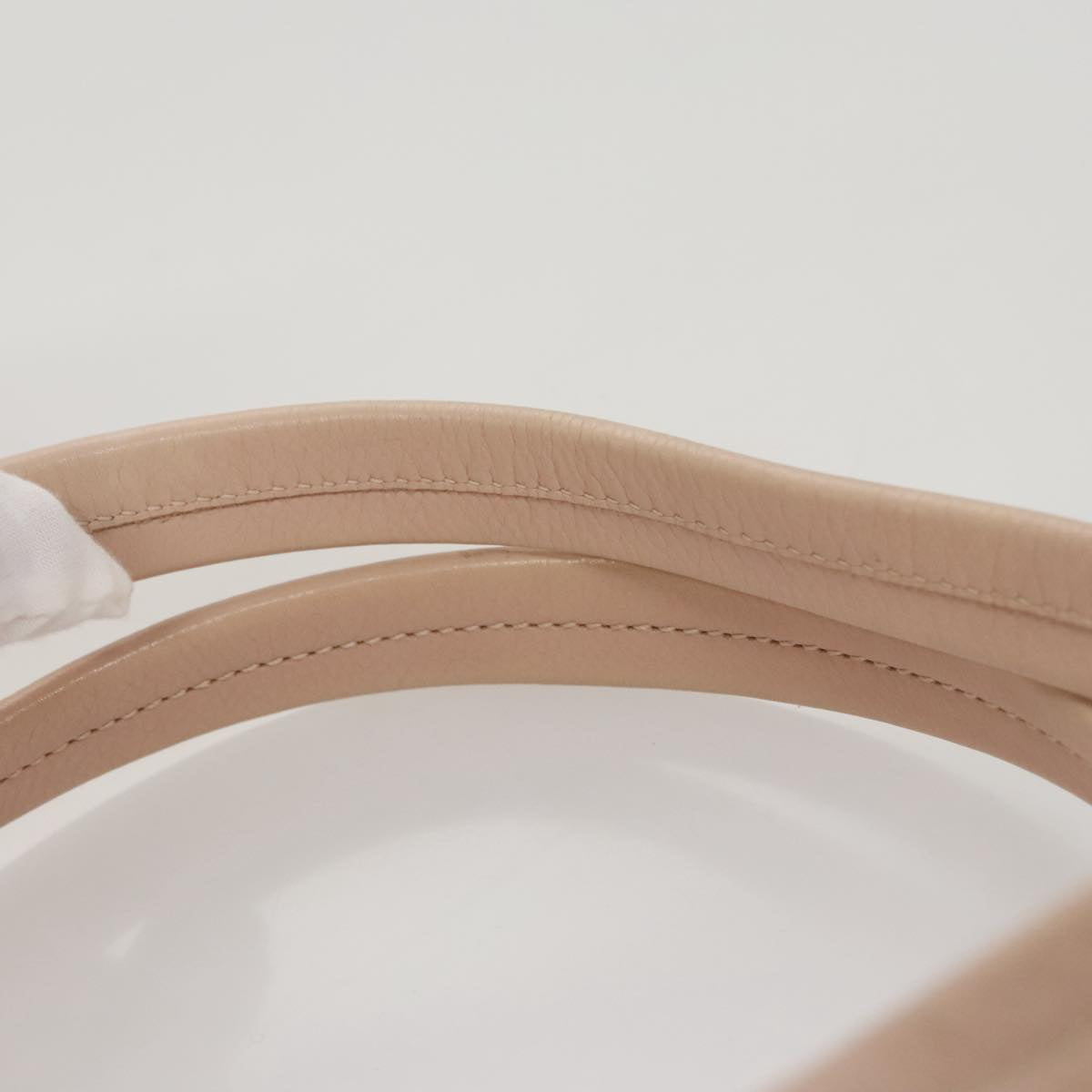 Prada Beige Synthetic Shoulder Bag (Pre-Owned)