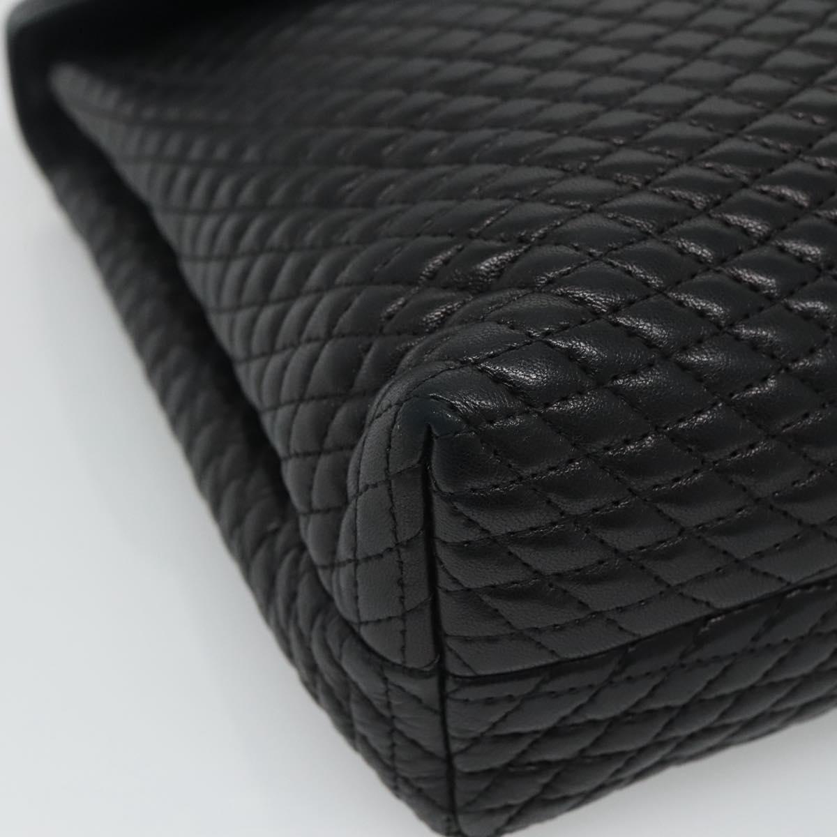 Bally Black Leather Handbag (Pre-Owned)