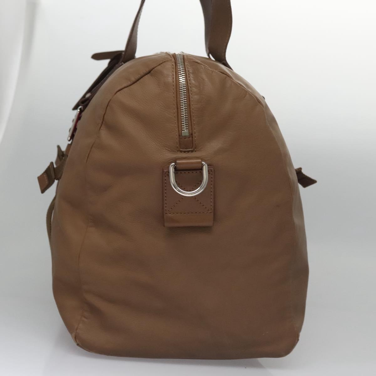 Louis Vuitton Bosphore Brown Leather Travel Bag (Pre-Owned)