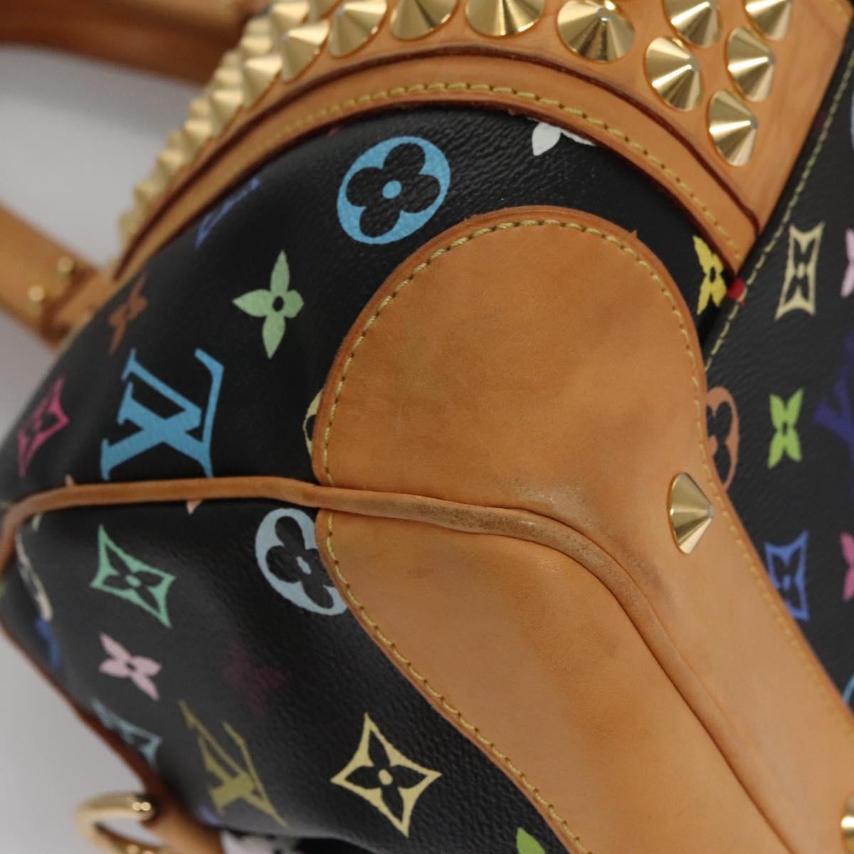 Louis Vuitton Courtney Black Canvas Handbag (Pre-Owned)