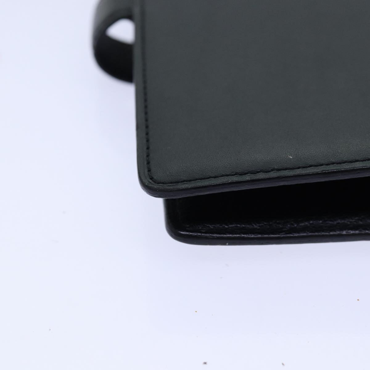 Louis Vuitton Agenda Mm Black Leather Wallet (Pre-Owned)
