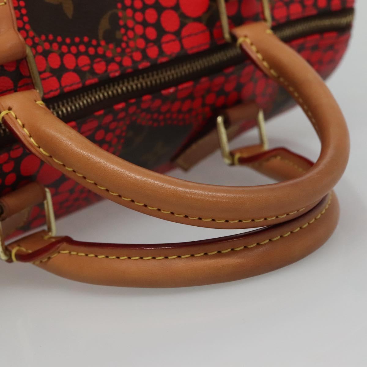 Louis Vuitton Speedy 30 Red Canvas Handbag (Pre-Owned)