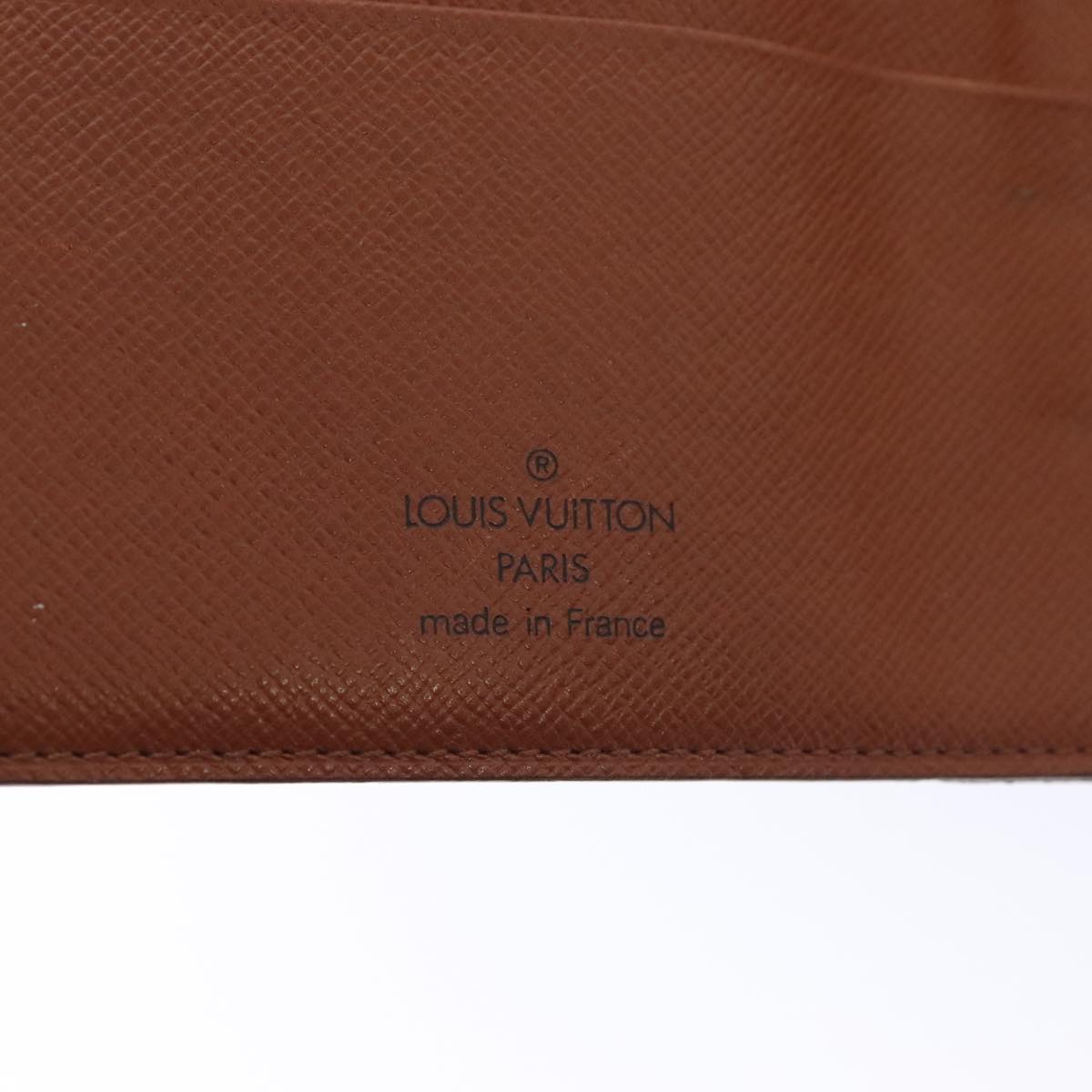 Louis Vuitton Agenda Cover Brown Canvas Wallet (Pre-Owned)