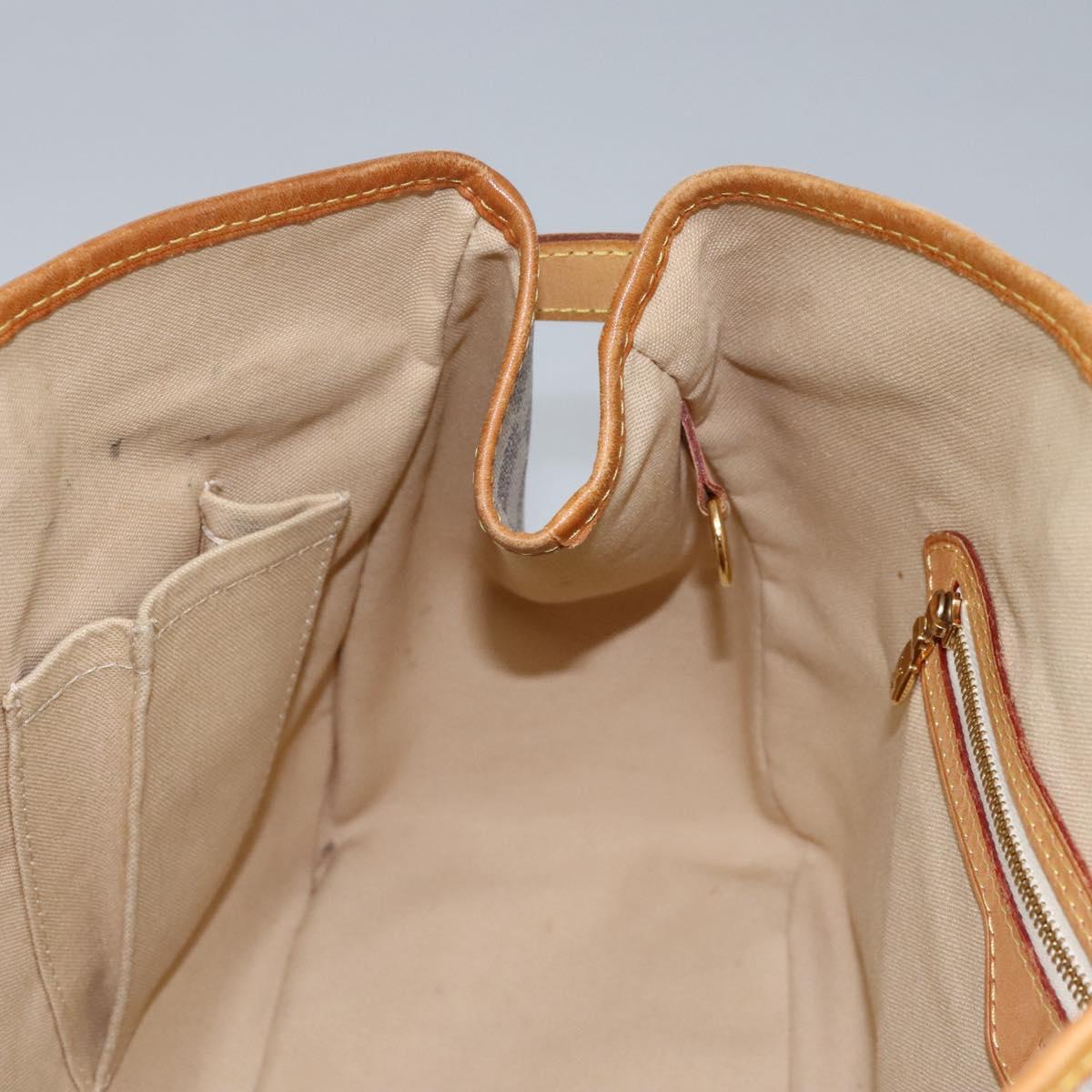 Louis Vuitton Batignolles Horizontal White Canvas Tote Bag (Pre-Owned)