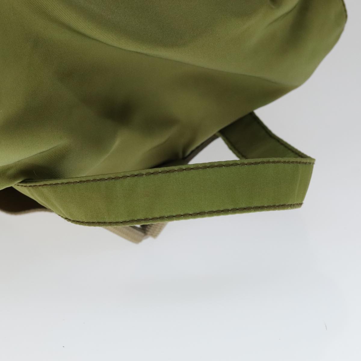 Prada Tessuto Khaki Synthetic Backpack Bag (Pre-Owned)