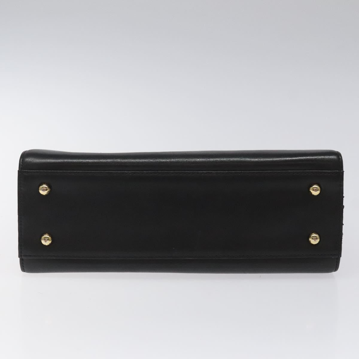 Givenchy Vintage Leather Black Leather Handbag (Pre-Owned)