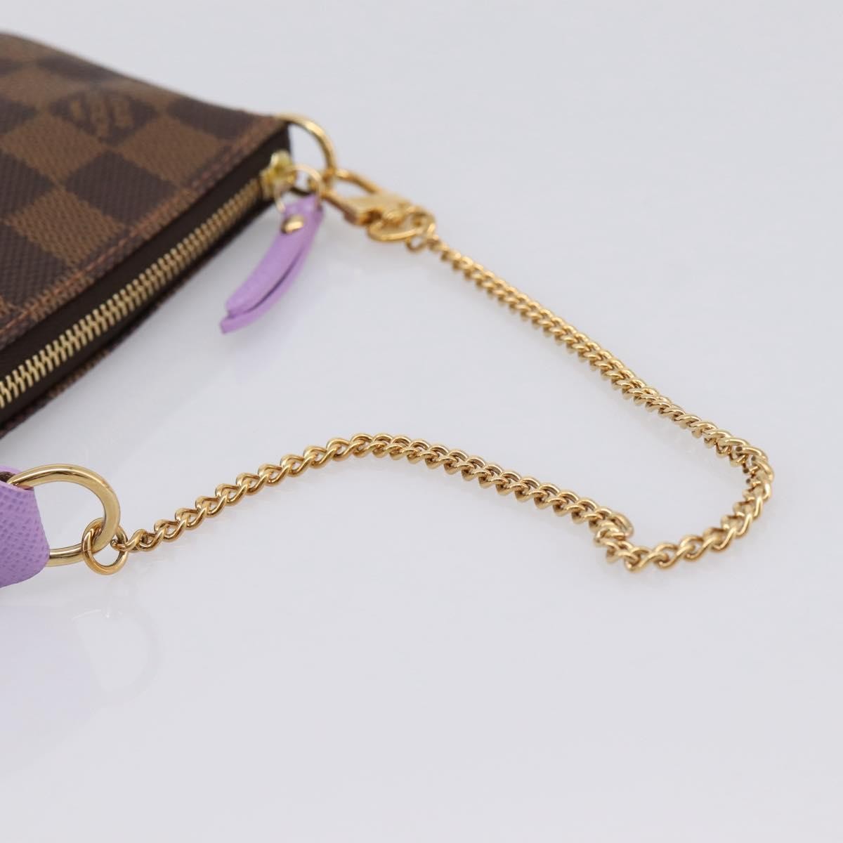 Louis Vuitton Pochette Accessoires Limited Edition Damier Brown Canvas Clutche & Pouche Bag (Pre-Owned)
