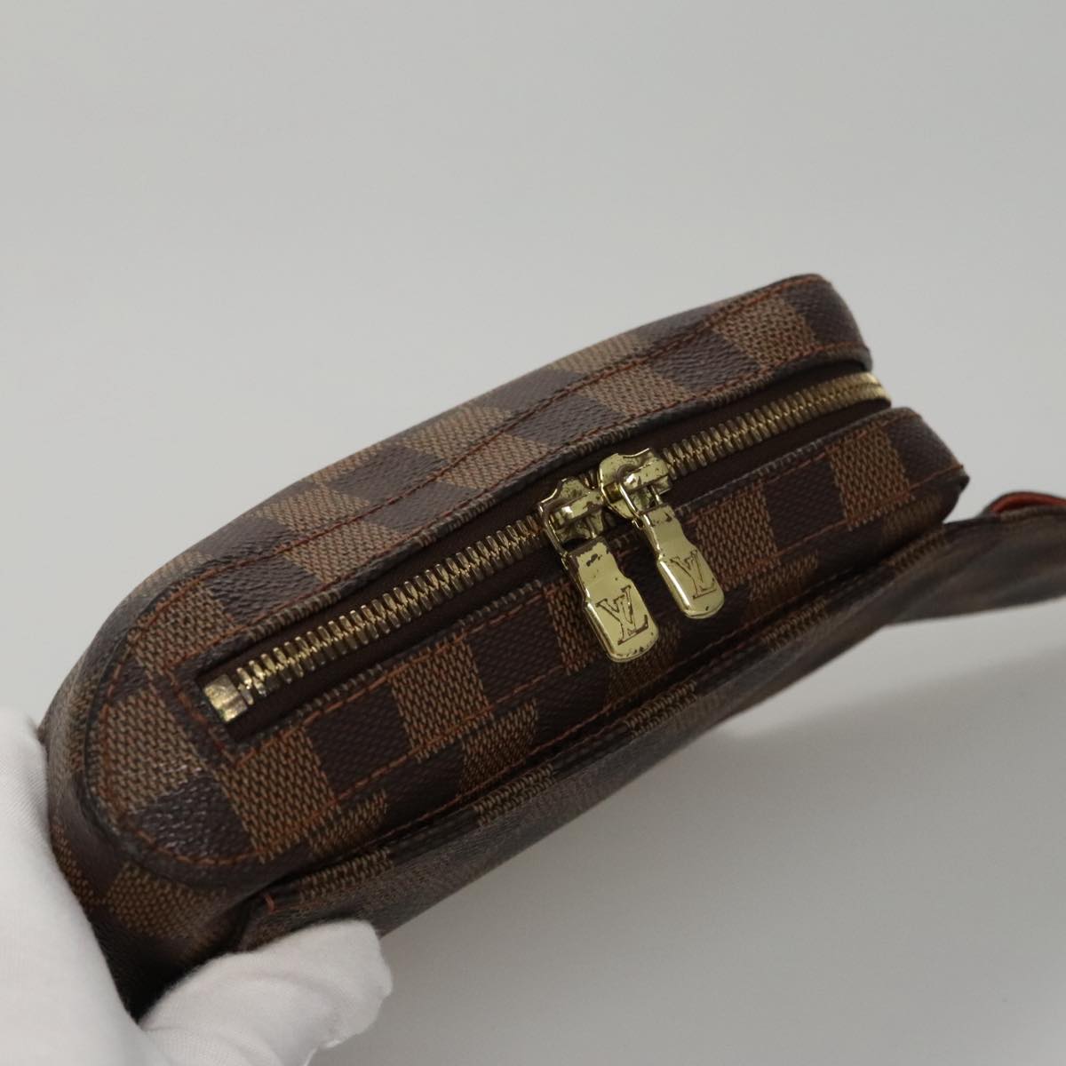 Louis Vuitton Geronimos Brown Canvas Shoulder Bag (Pre-Owned)