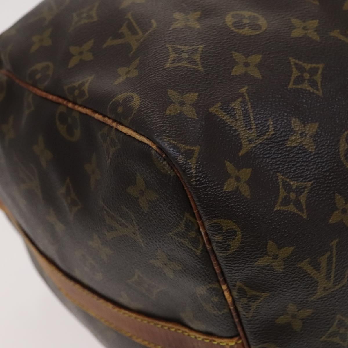 Louis Vuitton Keepall Bandouliere 55 Brown Canvas Travel Bag (Pre-Owned)