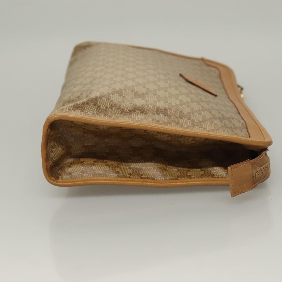 Celine Macadam Pochette Clutch Beige Pvc Clutche & Pouche Bag (Pre-Owned)