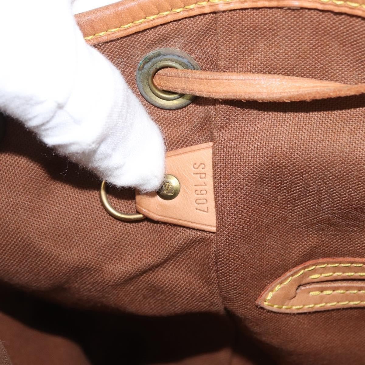 Louis Vuitton Vintage Montsouris Monogram Canvas Brown Canvas Backpack Bag (Pre-Owned)