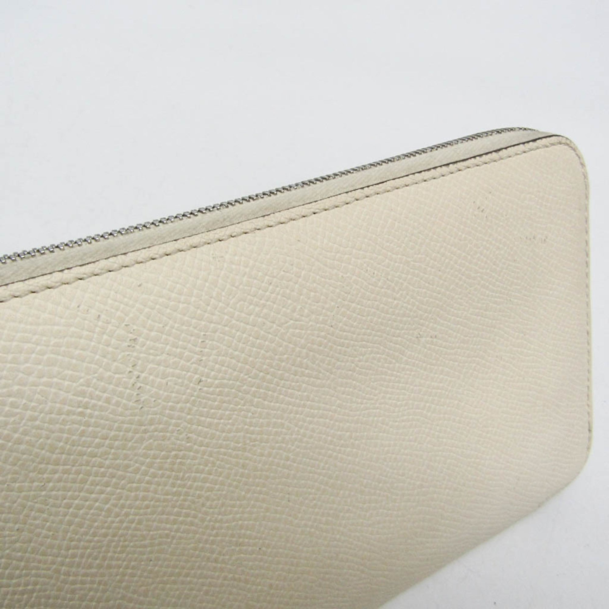 Hermes Azap Zip Around Silk'in Epsom Beige Leather Wallets Accessory (Pre-Owned)