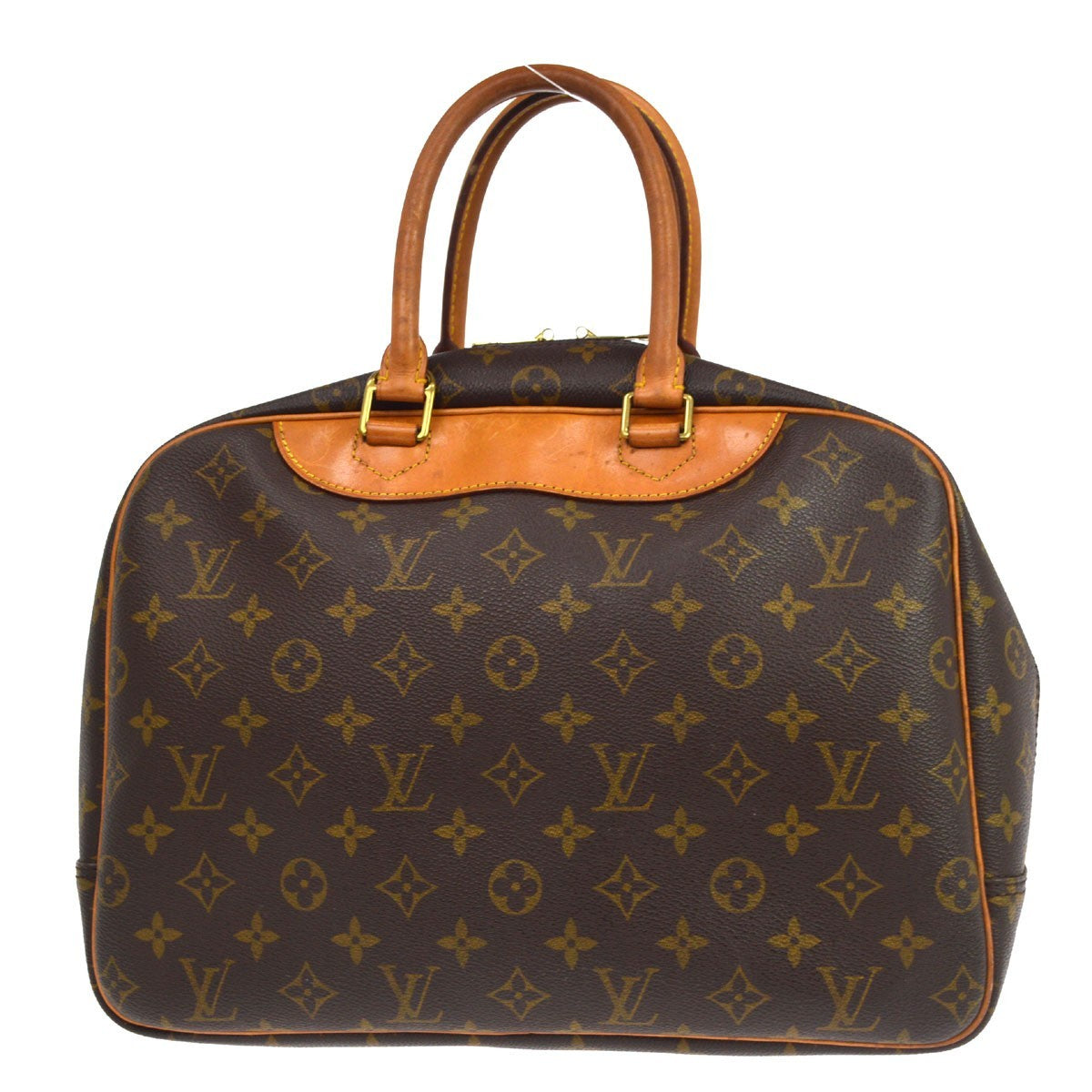 Louis Vuitton Deauville Monogram Canvas Brown Canvas Handbag (Pre-Owned)