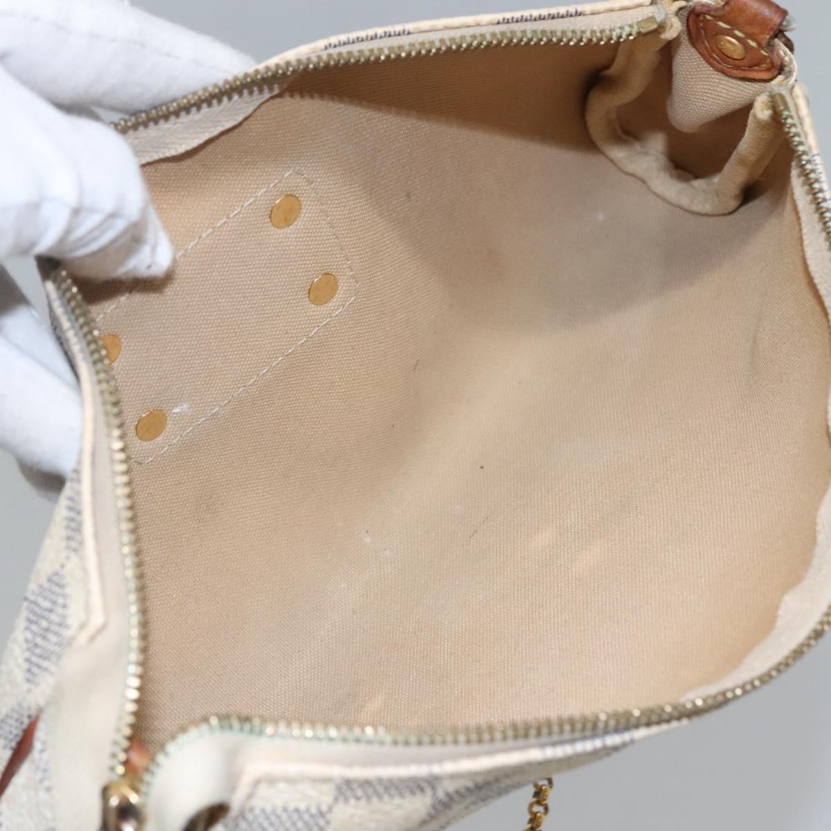 Louis Vuitton Eva White Canvas Shoulder Bag (Pre-Owned)