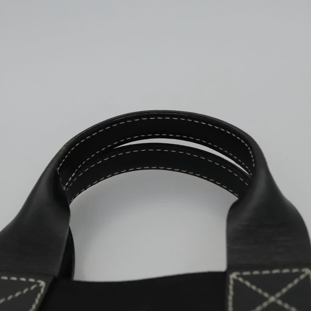 Burberry Blue Label Black Canvas Handbag (Pre-Owned)