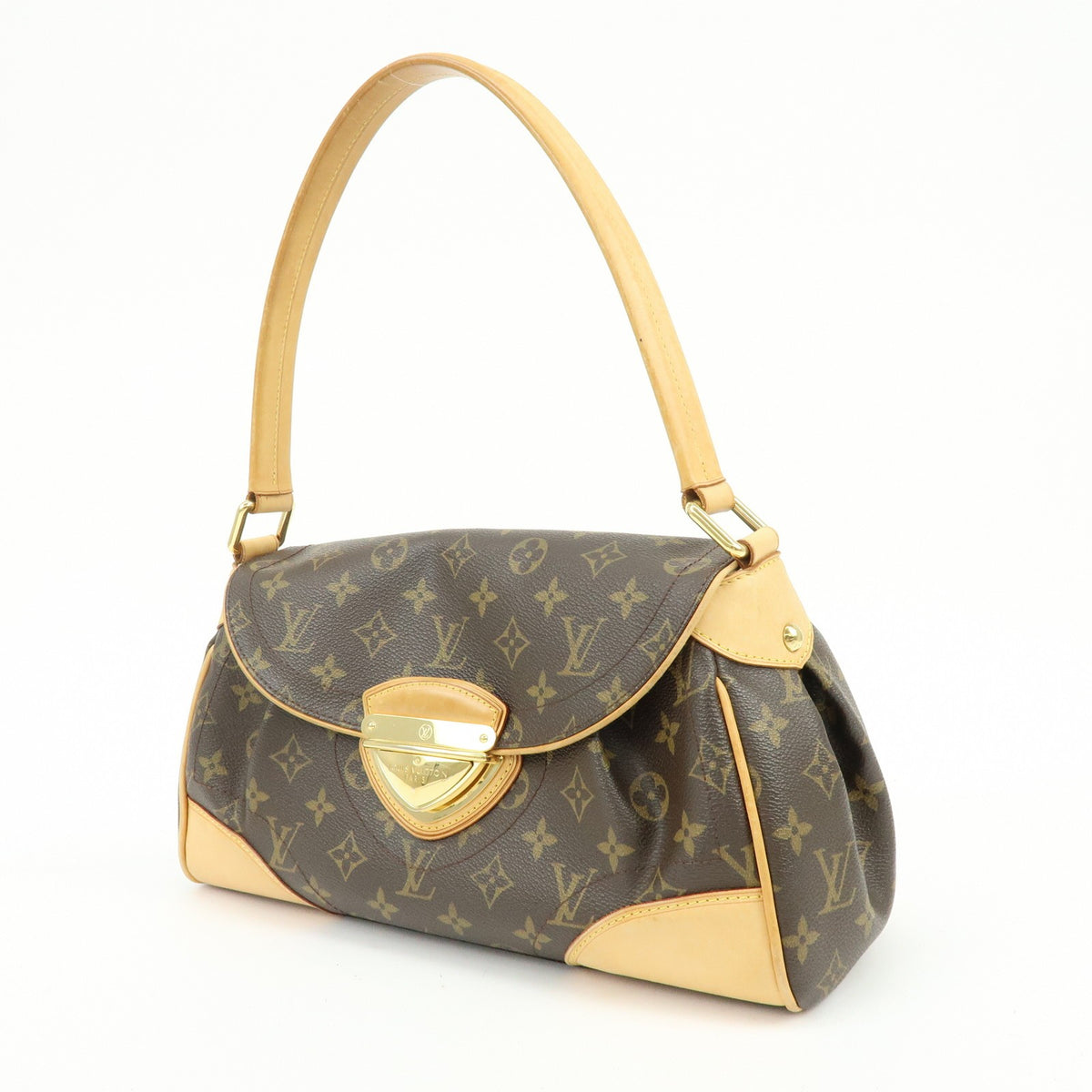 Louis Vuitton Beverly Monogram Canvas Brown Canvas Handbag (Pre-Owned)